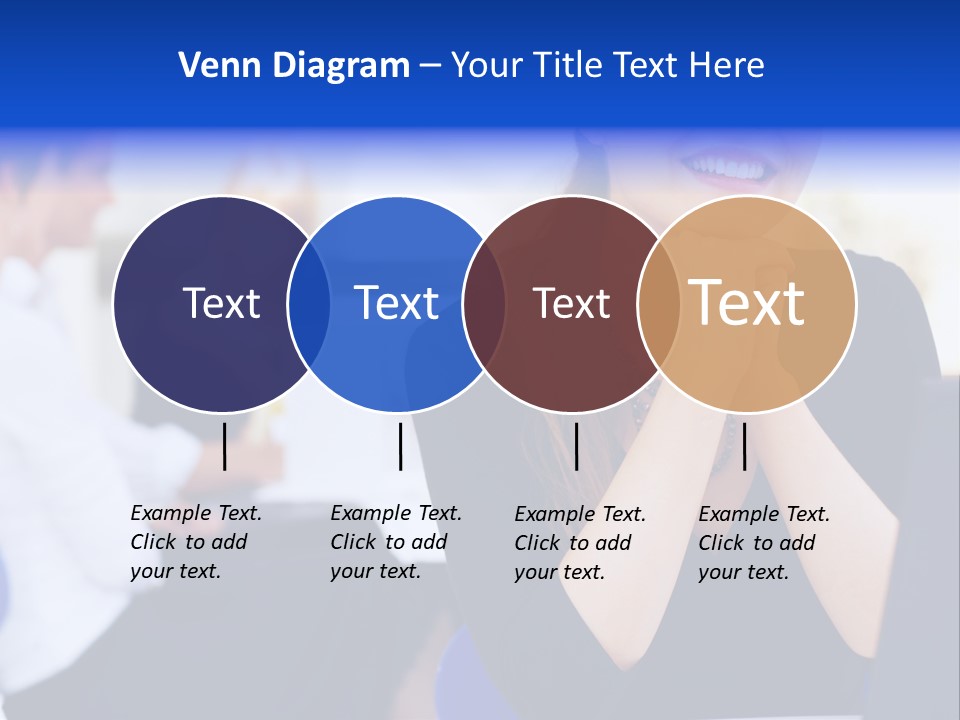 Set Of Shiny Button Icons. The Blue Signs & Symbols Collection, With Drop Shadows. PowerPoint Template