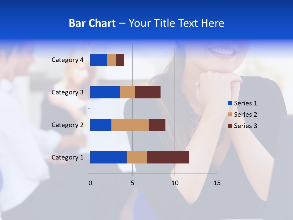 Set Of Shiny Button Icons. The Blue Signs & Symbols Collection, With Drop Shadows. PowerPoint Template