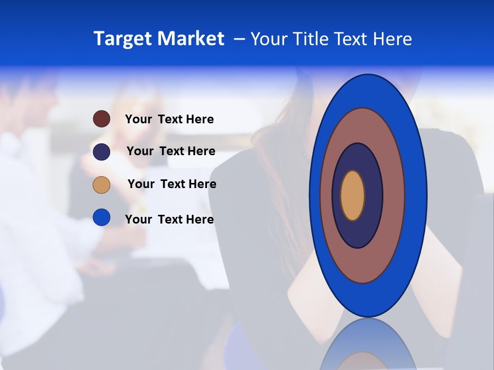 Set Of Shiny Button Icons. The Blue Signs & Symbols Collection, With Drop Shadows. PowerPoint Template