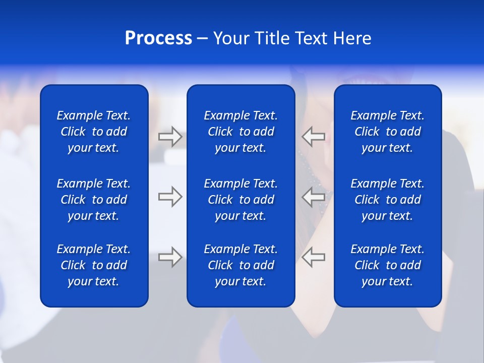 Set Of Shiny Button Icons. The Blue Signs & Symbols Collection, With Drop Shadows. PowerPoint Template