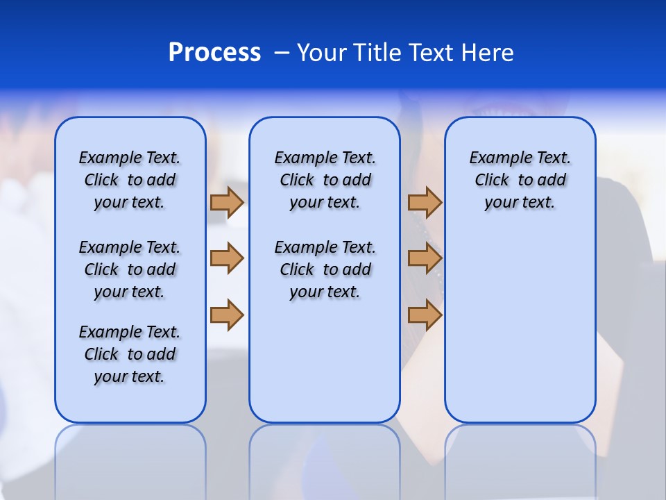 Set Of Shiny Button Icons. The Blue Signs & Symbols Collection, With Drop Shadows. PowerPoint Template