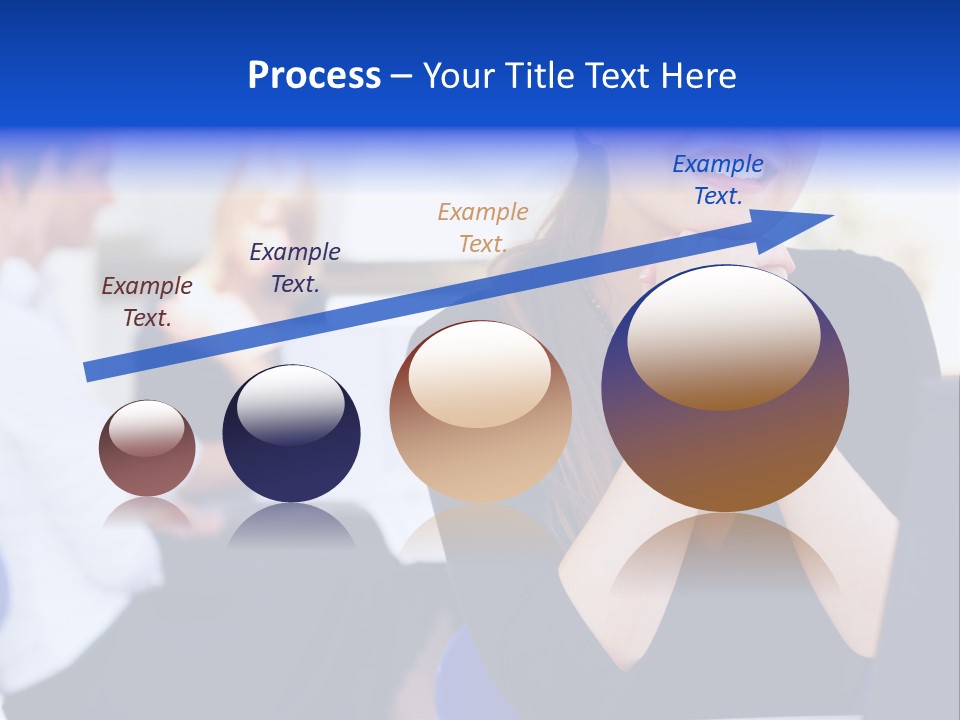 Set Of Shiny Button Icons. The Blue Signs & Symbols Collection, With Drop Shadows. PowerPoint Template