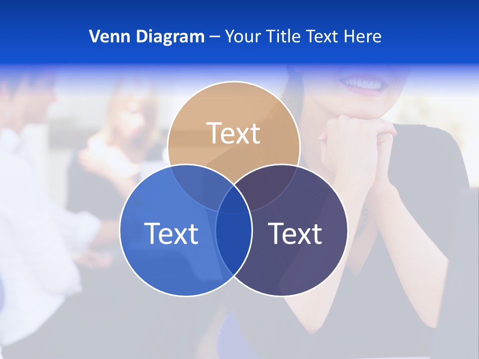 Set Of Shiny Button Icons. The Blue Signs & Symbols Collection, With Drop Shadows. PowerPoint Template