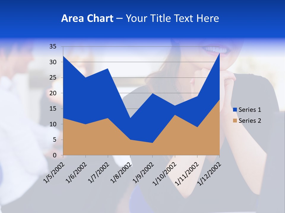 Set Of Shiny Button Icons. The Blue Signs & Symbols Collection, With Drop Shadows. PowerPoint Template