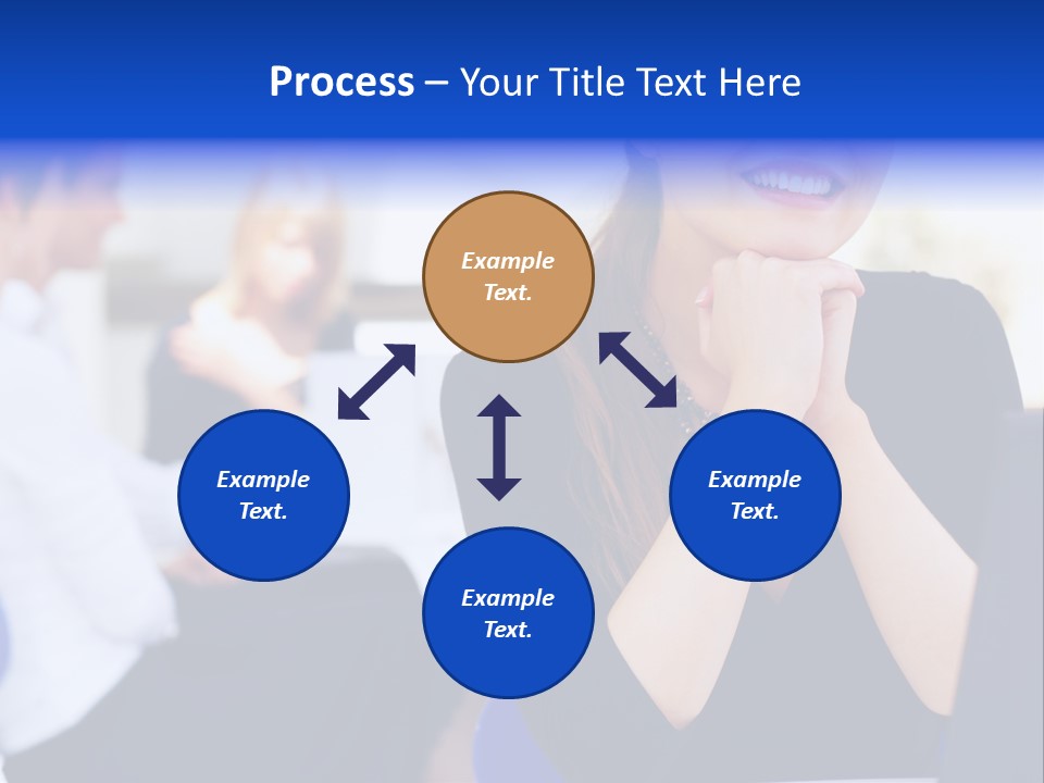 Set Of Shiny Button Icons. The Blue Signs & Symbols Collection, With Drop Shadows. PowerPoint Template