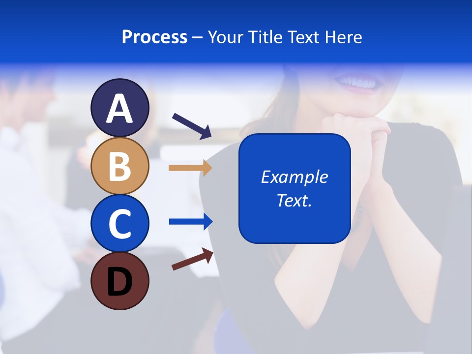 Set Of Shiny Button Icons. The Blue Signs & Symbols Collection, With Drop Shadows. PowerPoint Template