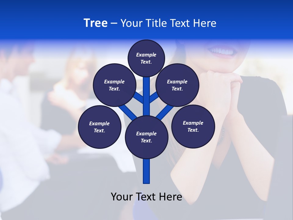 Set Of Shiny Button Icons. The Blue Signs & Symbols Collection, With Drop Shadows. PowerPoint Template