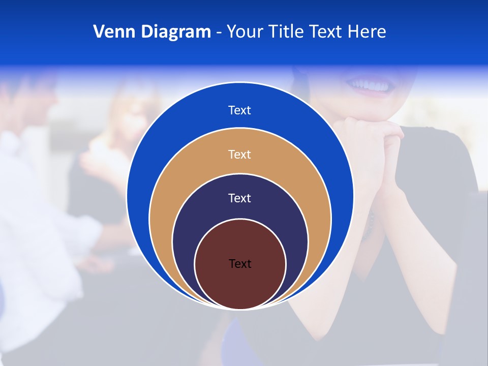 Set Of Shiny Button Icons. The Blue Signs & Symbols Collection, With Drop Shadows. PowerPoint Template