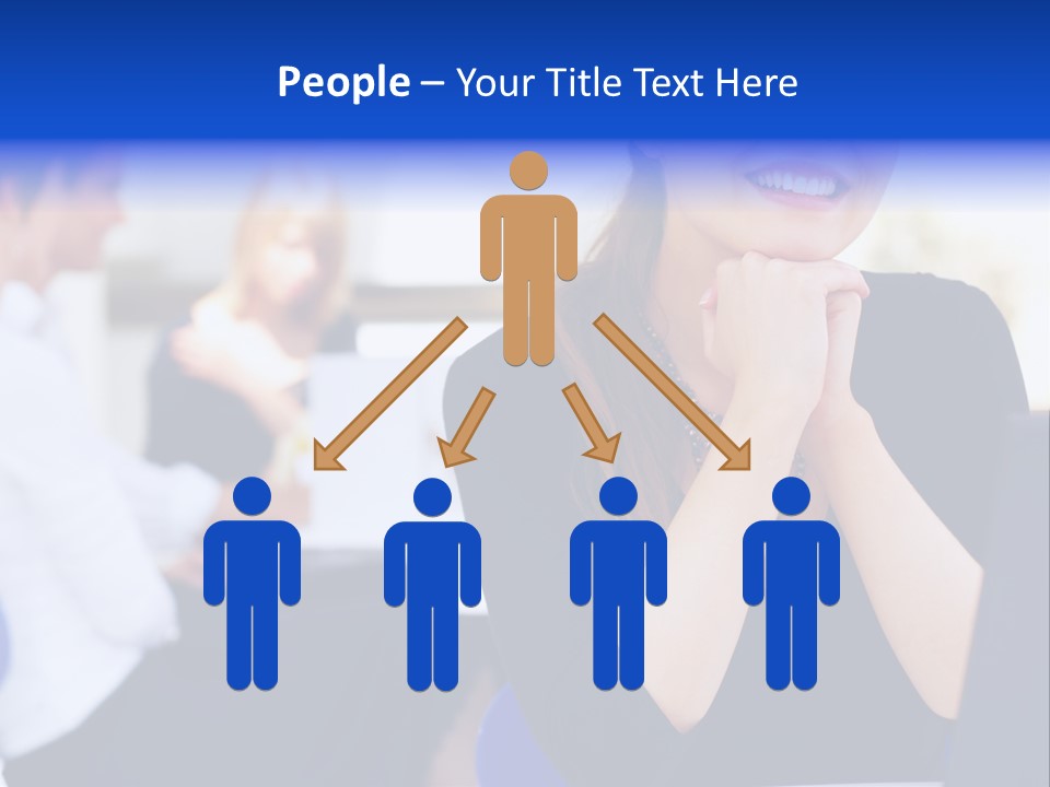 Set Of Shiny Button Icons. The Blue Signs & Symbols Collection, With Drop Shadows. PowerPoint Template