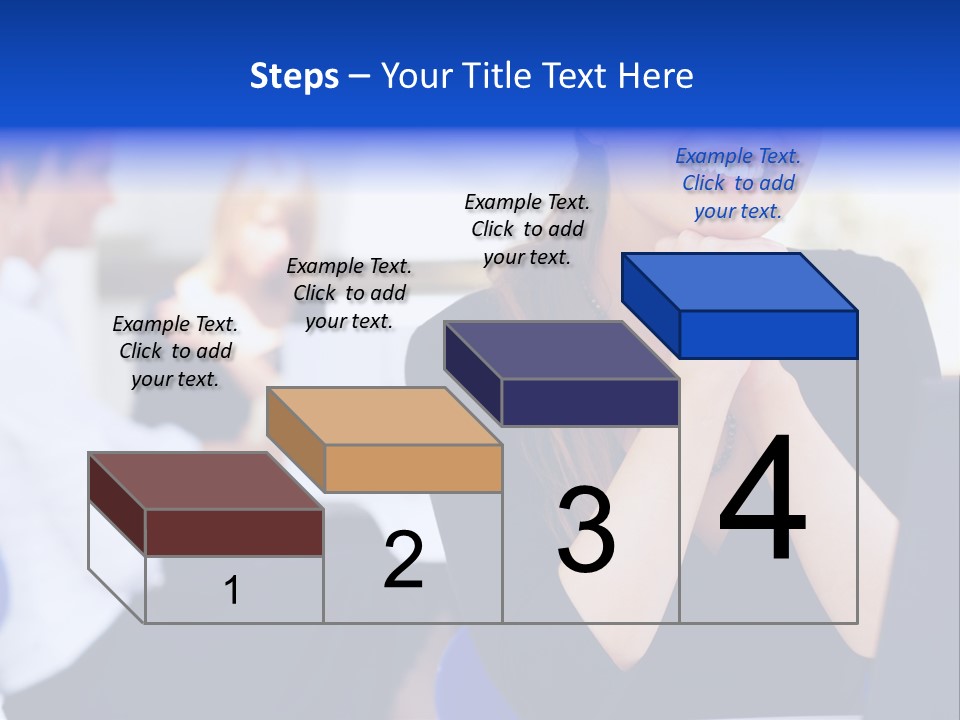 Set Of Shiny Button Icons. The Blue Signs & Symbols Collection, With Drop Shadows. PowerPoint Template
