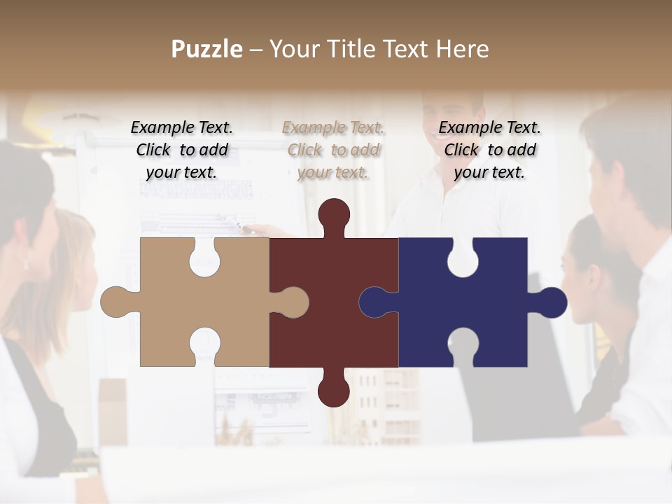 Three Girls Exit The Building On Exit Door. Exit Symbol PowerPoint Template