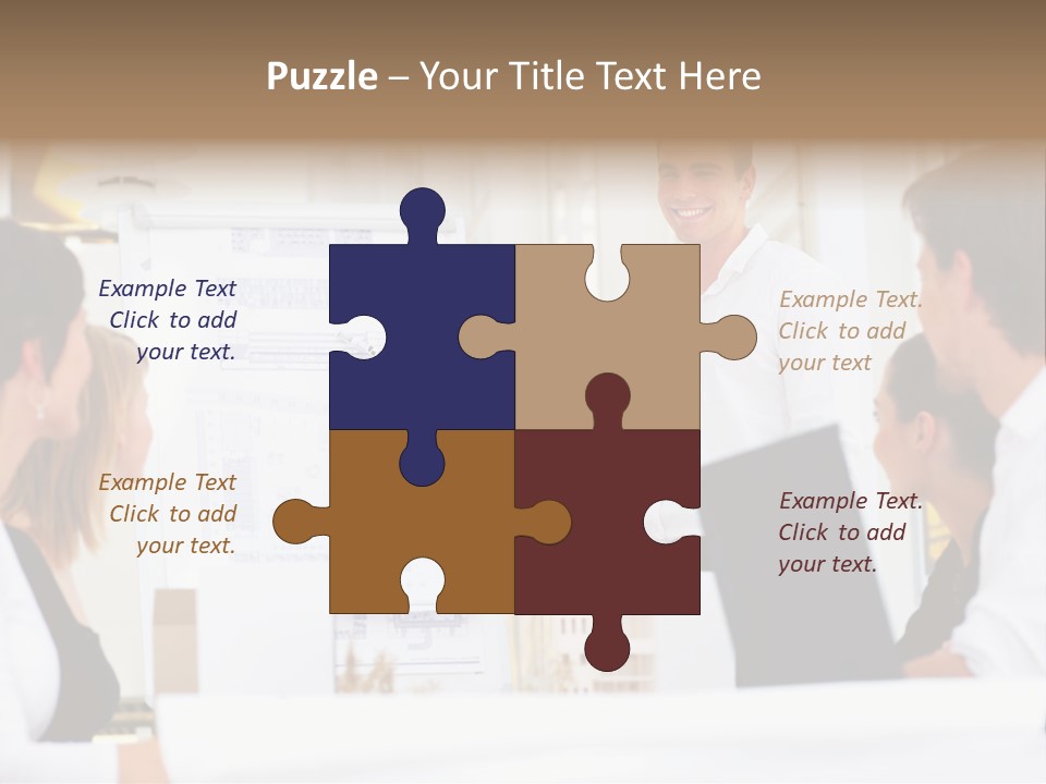 Three Girls Exit The Building On Exit Door. Exit Symbol PowerPoint Template