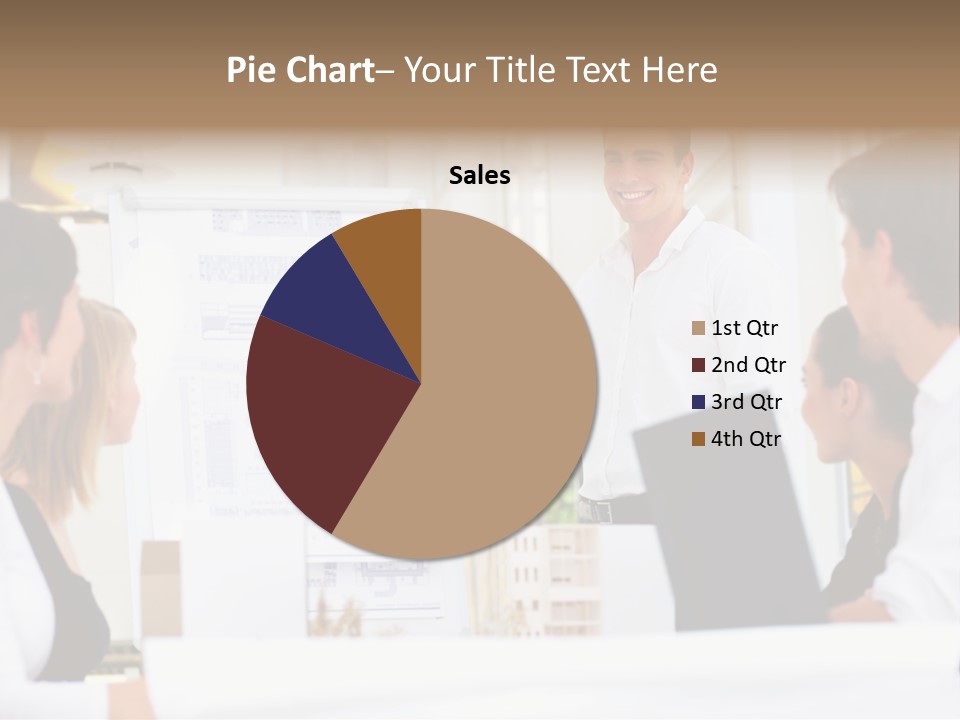 Three Girls Exit The Building On Exit Door. Exit Symbol PowerPoint Template