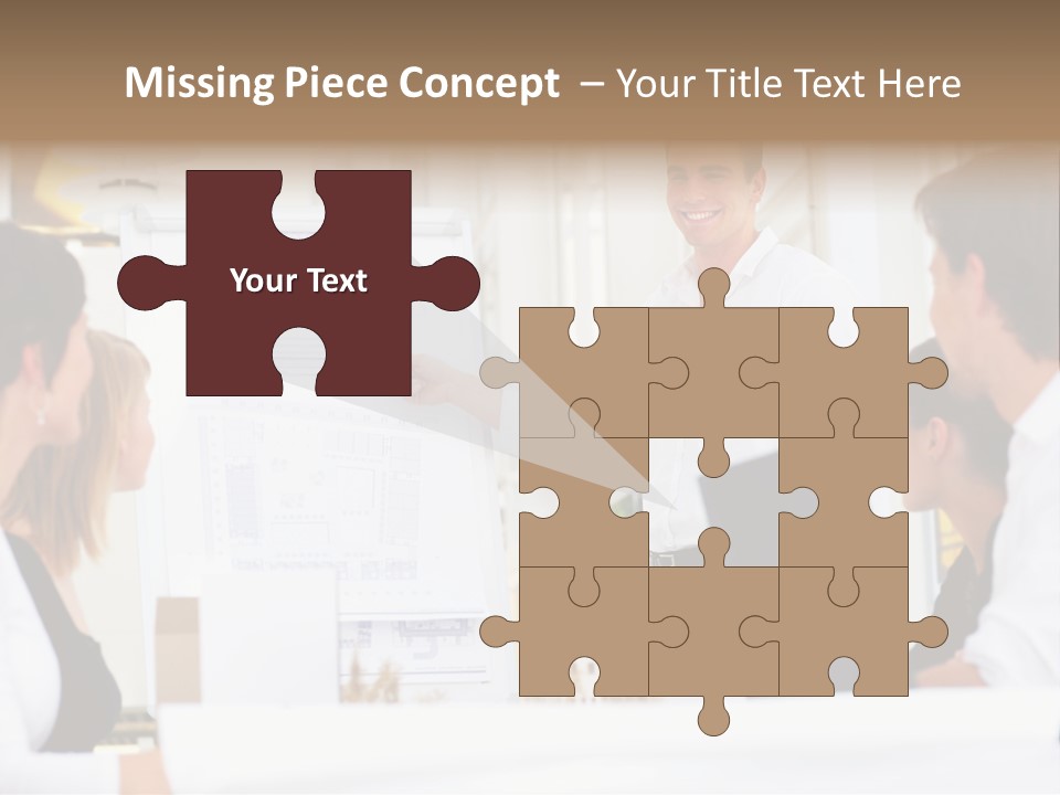 Three Girls Exit The Building On Exit Door. Exit Symbol PowerPoint Template