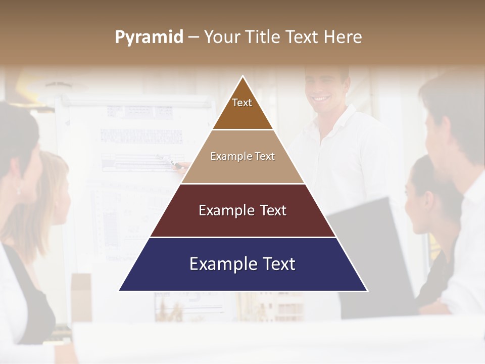Three Girls Exit The Building On Exit Door. Exit Symbol PowerPoint Template