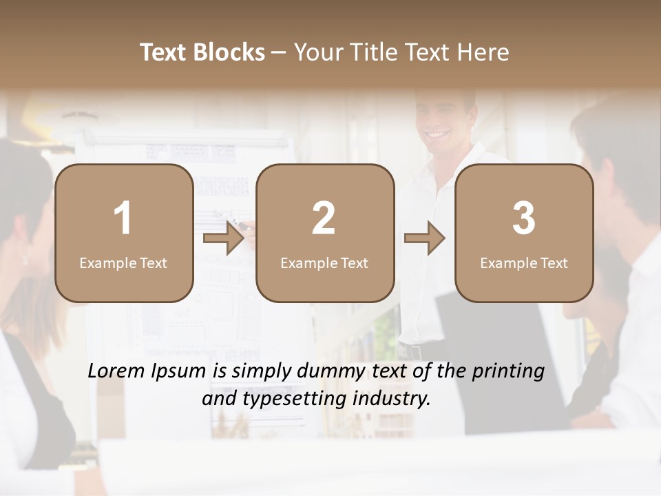 Three Girls Exit The Building On Exit Door. Exit Symbol PowerPoint Template