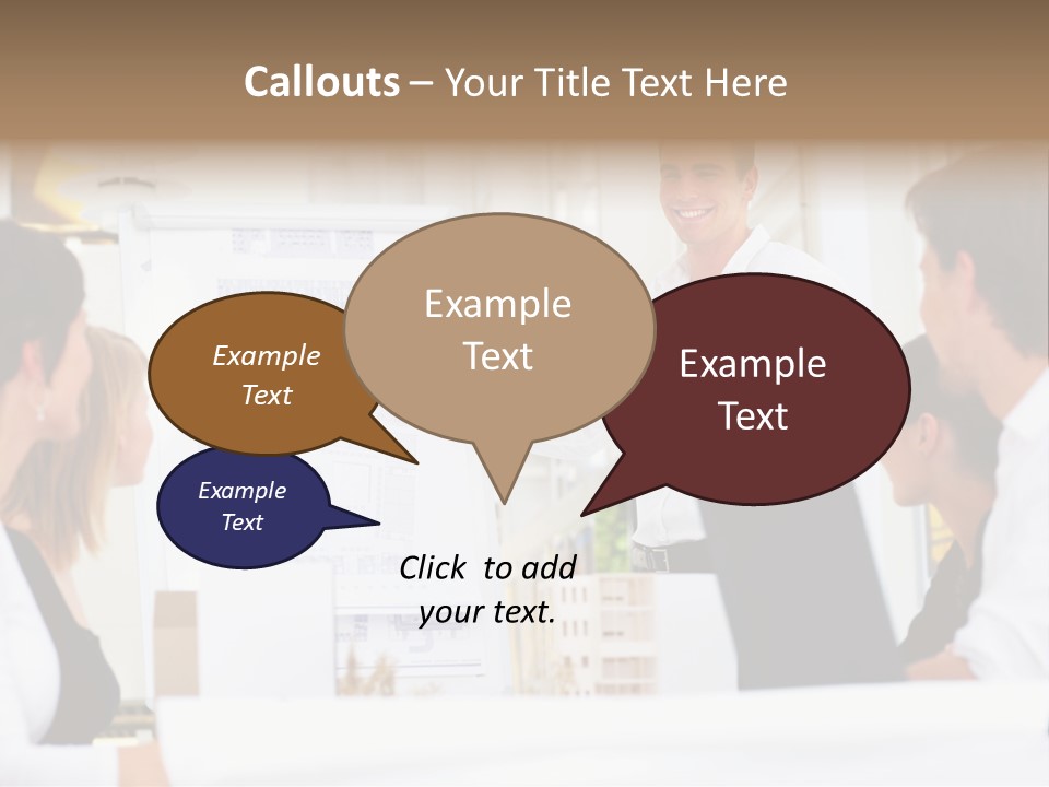 Three Girls Exit The Building On Exit Door. Exit Symbol PowerPoint Template