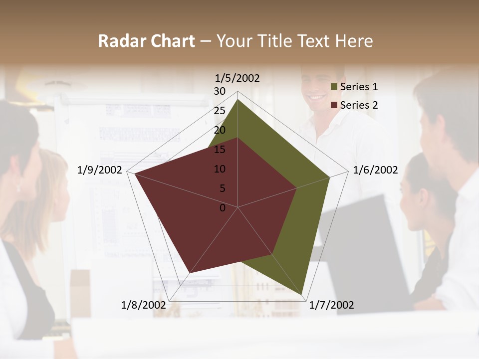 Three Girls Exit The Building On Exit Door. Exit Symbol PowerPoint Template
