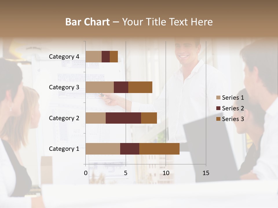 Three Girls Exit The Building On Exit Door. Exit Symbol PowerPoint Template