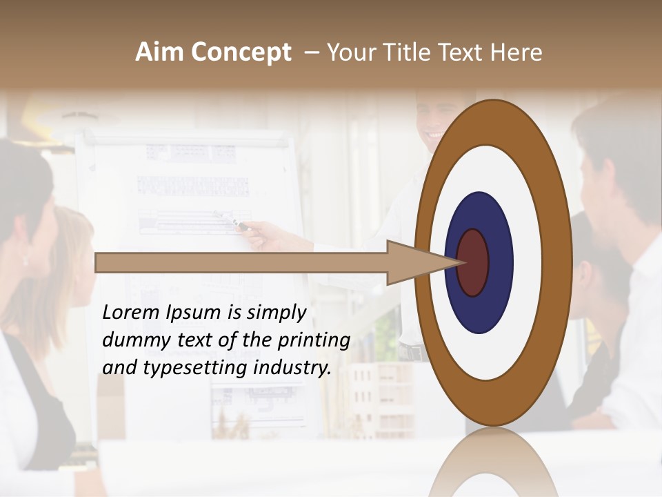 Three Girls Exit The Building On Exit Door. Exit Symbol PowerPoint Template