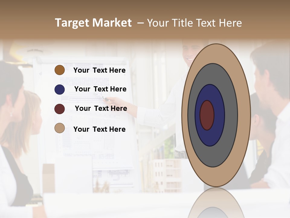 Three Girls Exit The Building On Exit Door. Exit Symbol PowerPoint Template