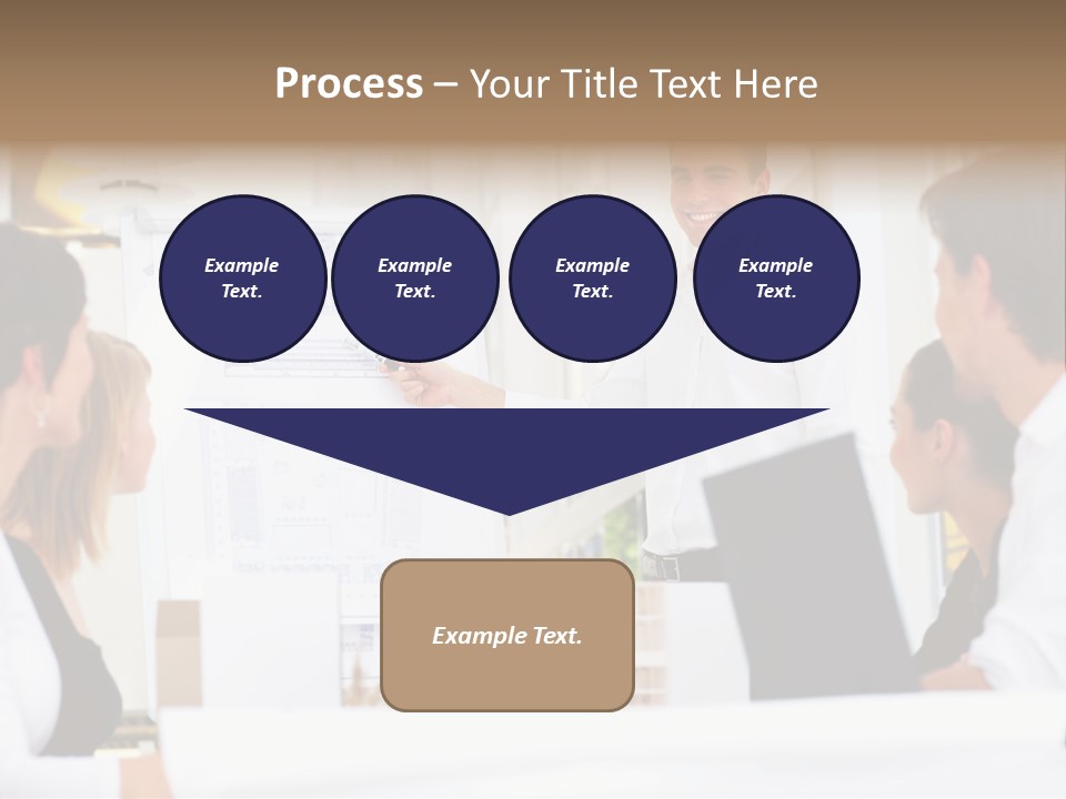 Three Girls Exit The Building On Exit Door. Exit Symbol PowerPoint Template