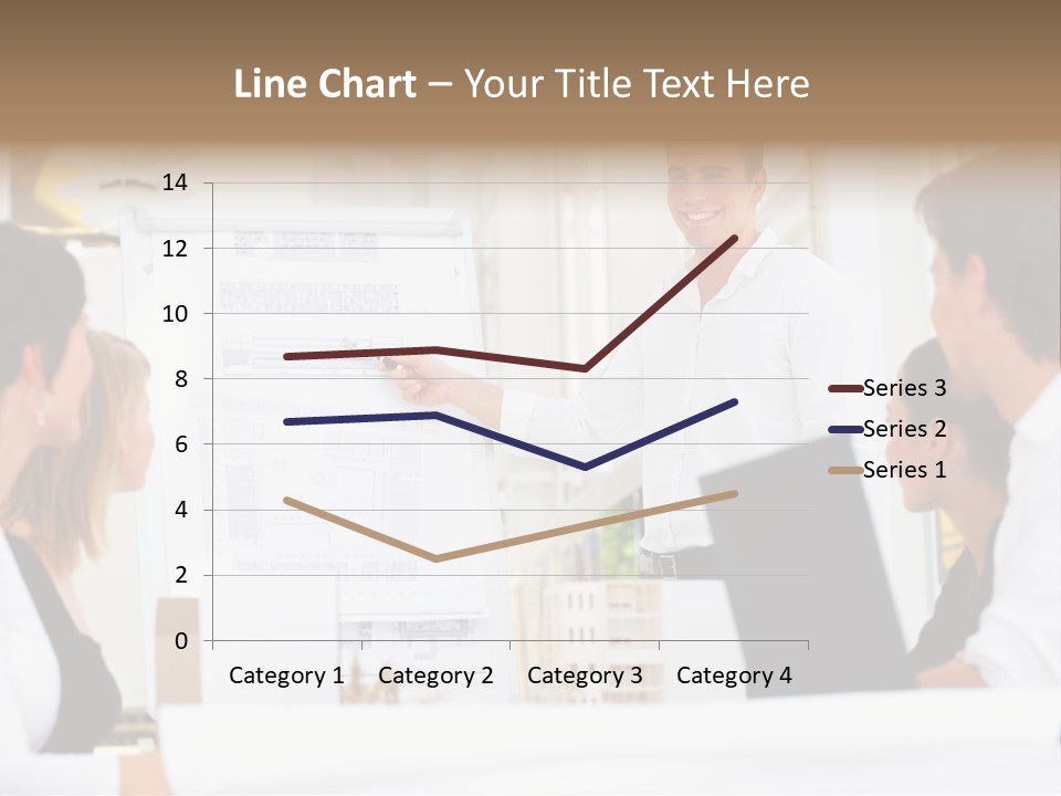 Three Girls Exit The Building On Exit Door. Exit Symbol PowerPoint Template