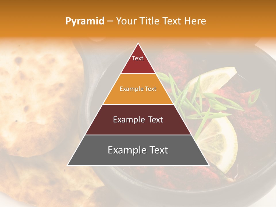 A Bowl Of Food With Bread On The Side PowerPoint Template