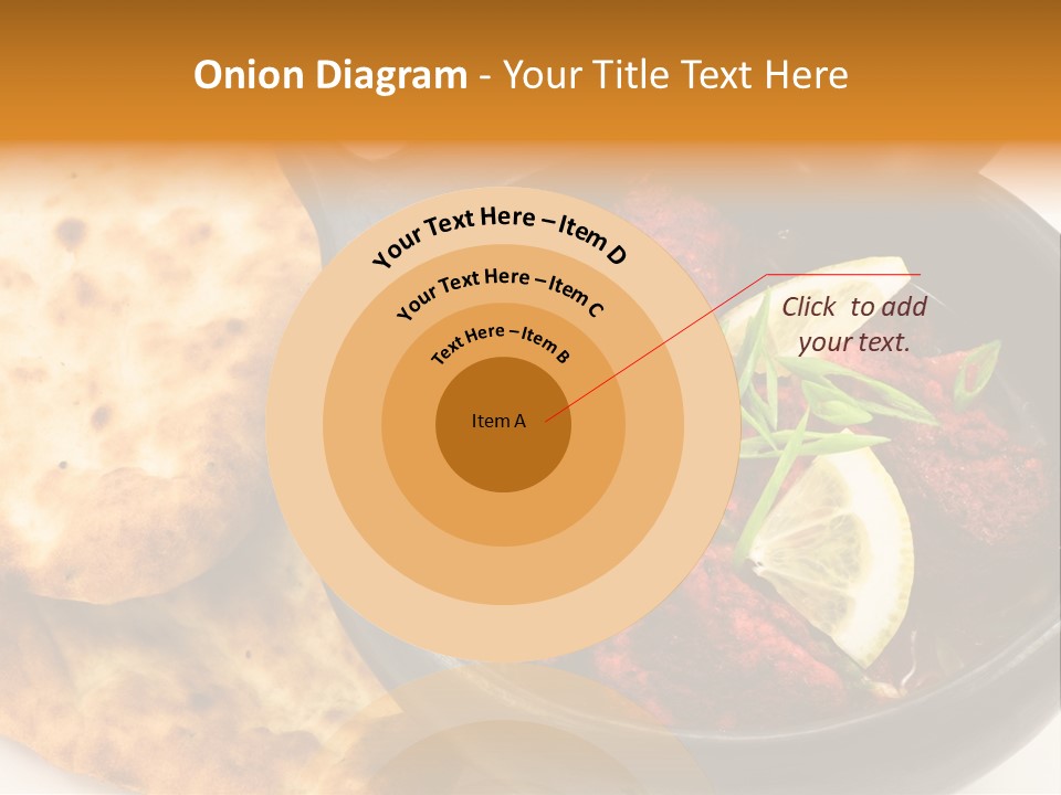 A Bowl Of Food With Bread On The Side PowerPoint Template