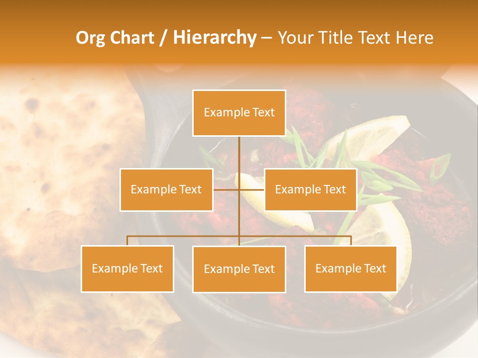 A Bowl Of Food With Bread On The Side PowerPoint Template