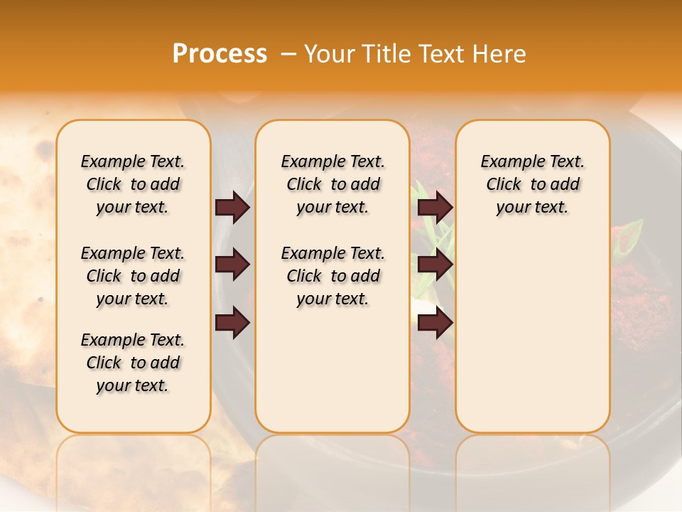 A Bowl Of Food With Bread On The Side PowerPoint Template