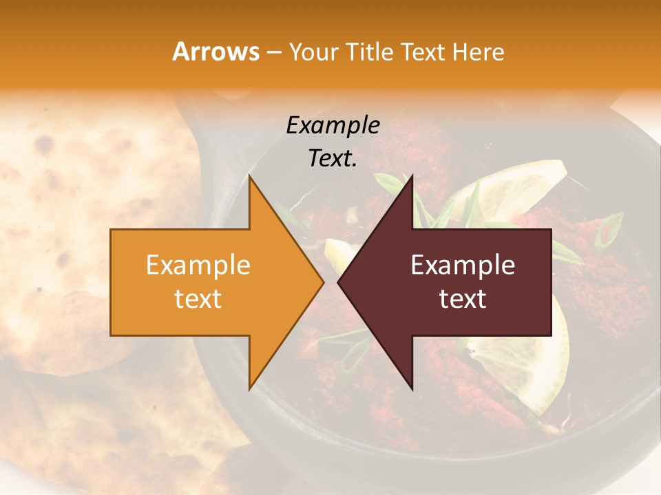 A Bowl Of Food With Bread On The Side PowerPoint Template