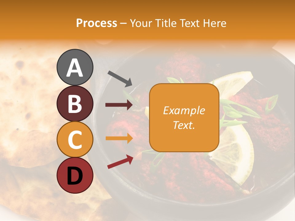 A Bowl Of Food With Bread On The Side PowerPoint Template