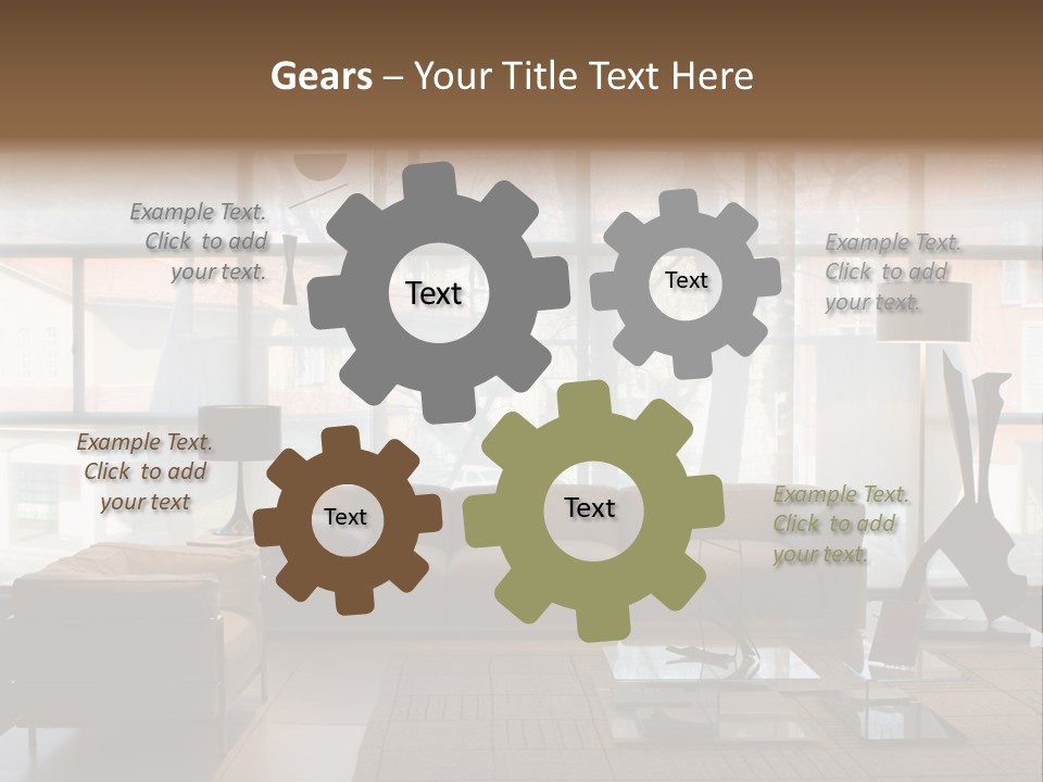 Living Room PowerPoint Template