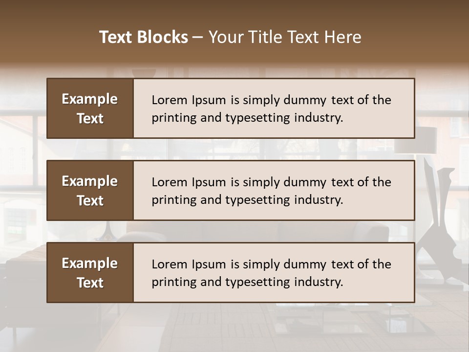 Living Room PowerPoint Template