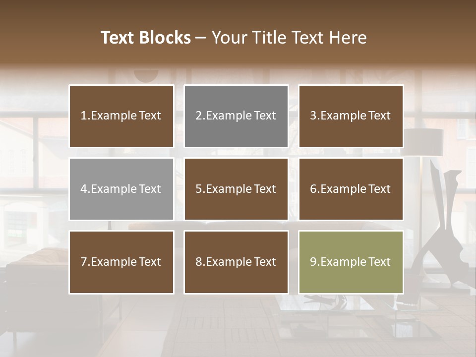 Living Room PowerPoint Template
