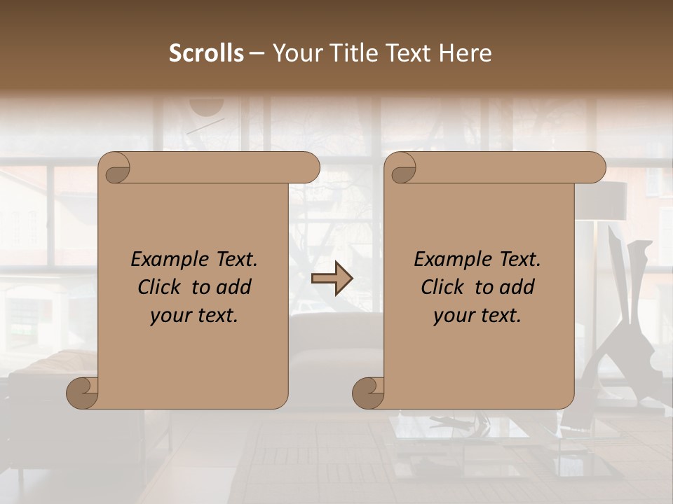 Living Room PowerPoint Template