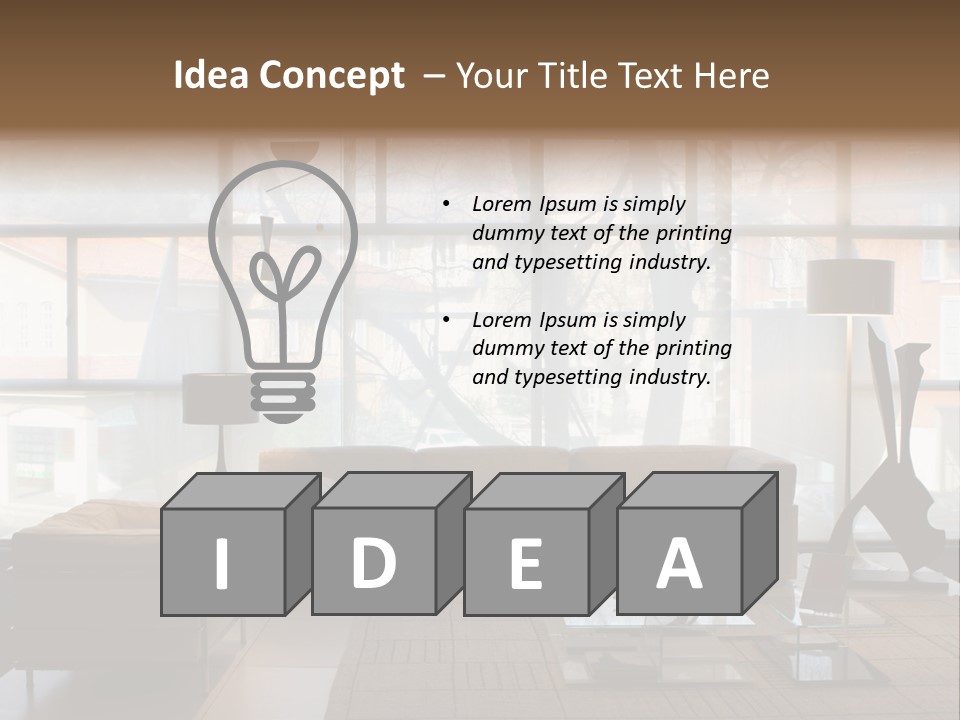 Living Room PowerPoint Template