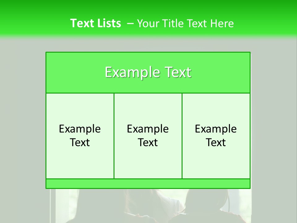 Three Girls Exit The Building On Exit Door. Exit Symbol PowerPoint Template