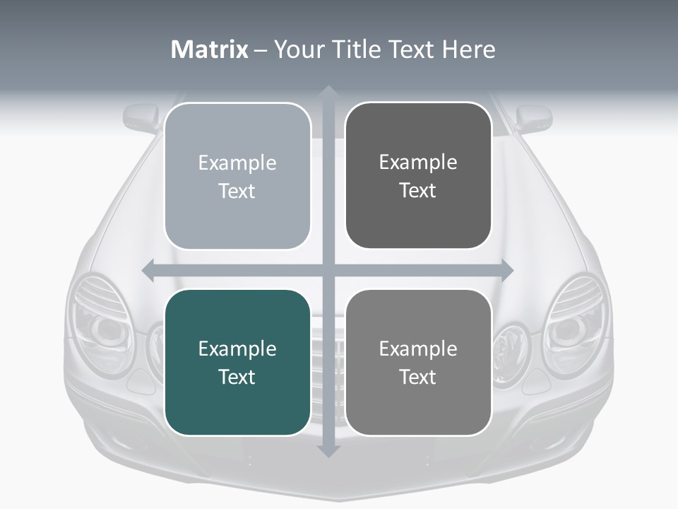 Looking Up At The Sky PowerPoint Template