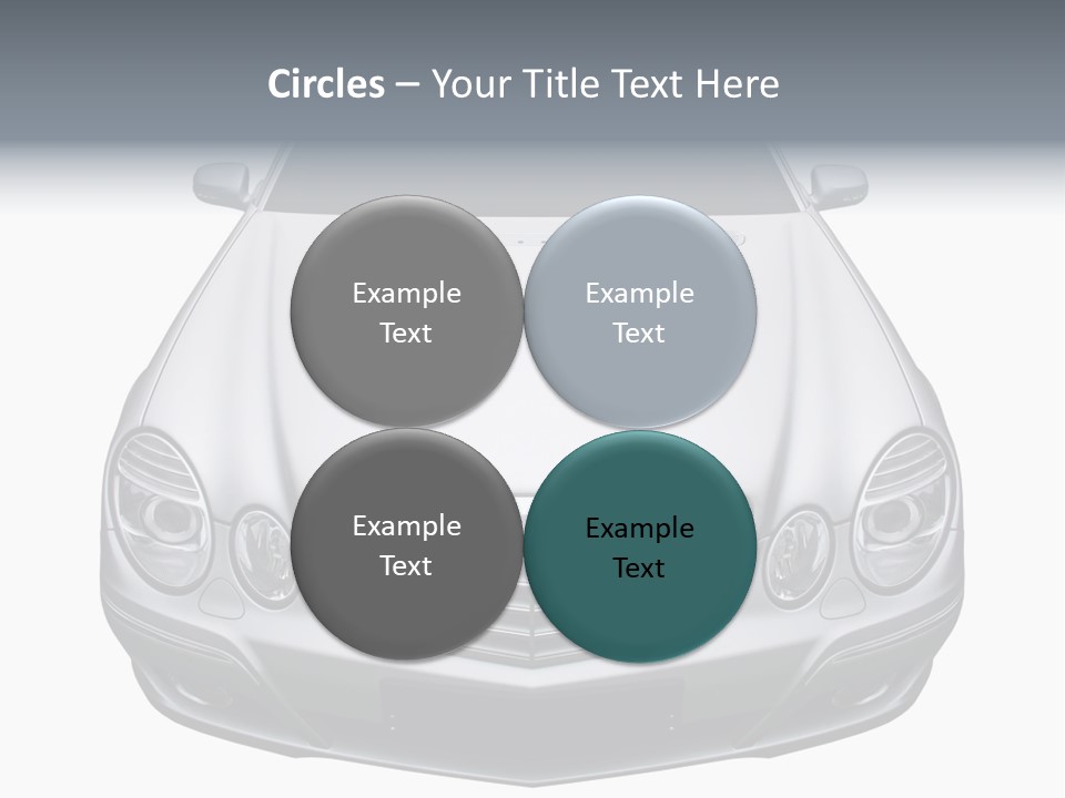 Looking Up At The Sky PowerPoint Template