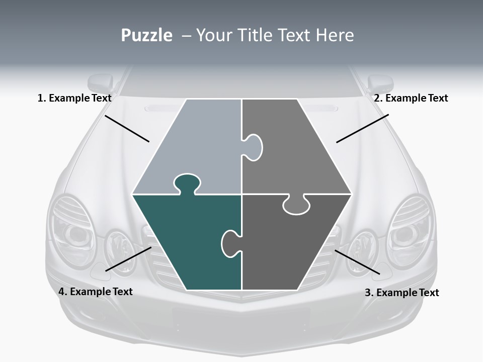 Looking Up At The Sky PowerPoint Template