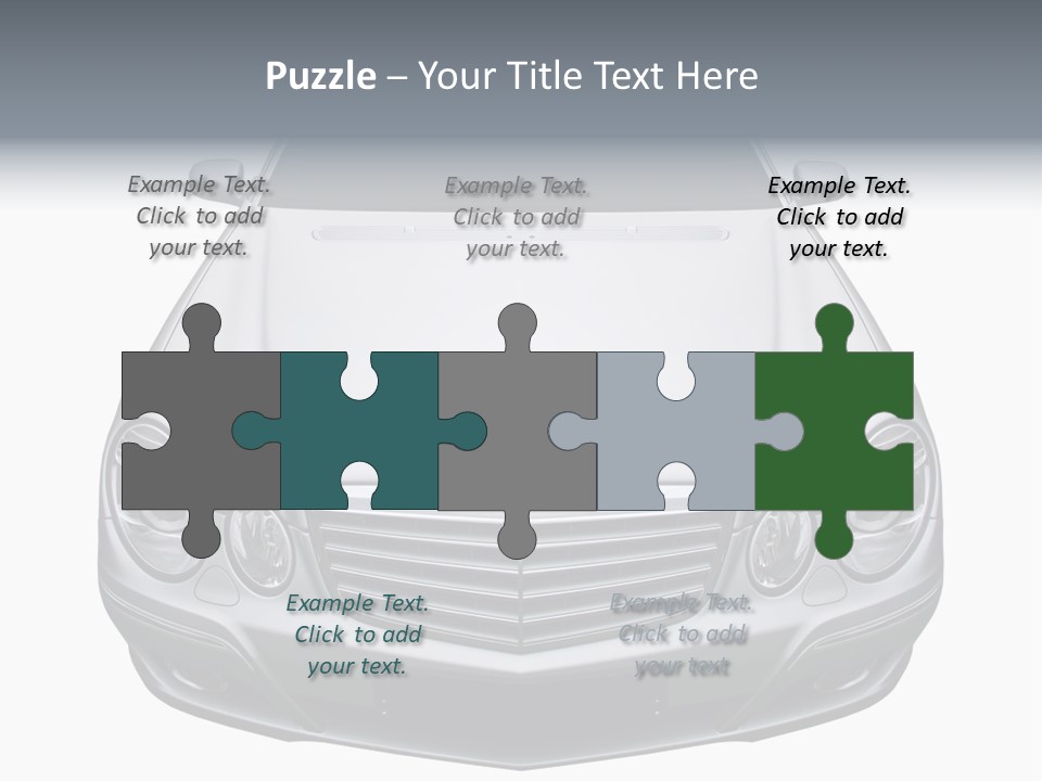 Looking Up At The Sky PowerPoint Template