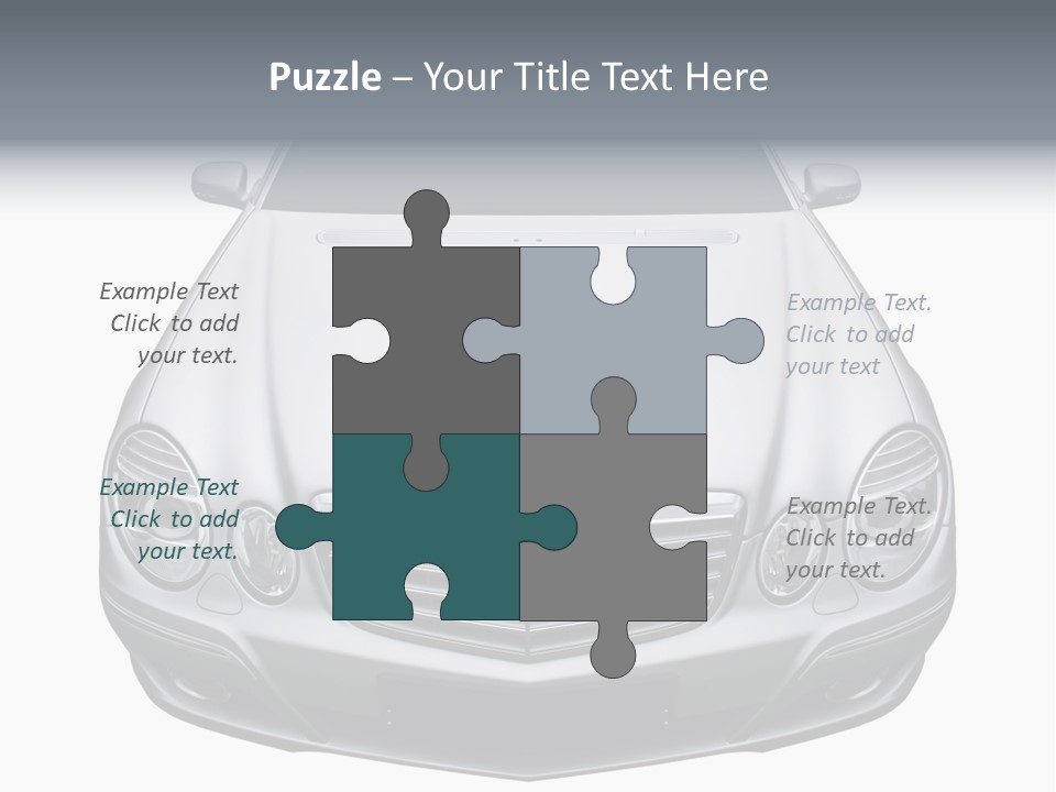 Looking Up At The Sky PowerPoint Template