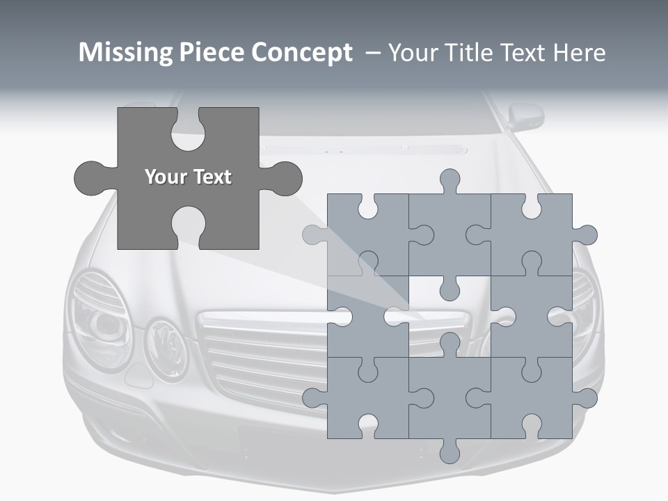 Looking Up At The Sky PowerPoint Template