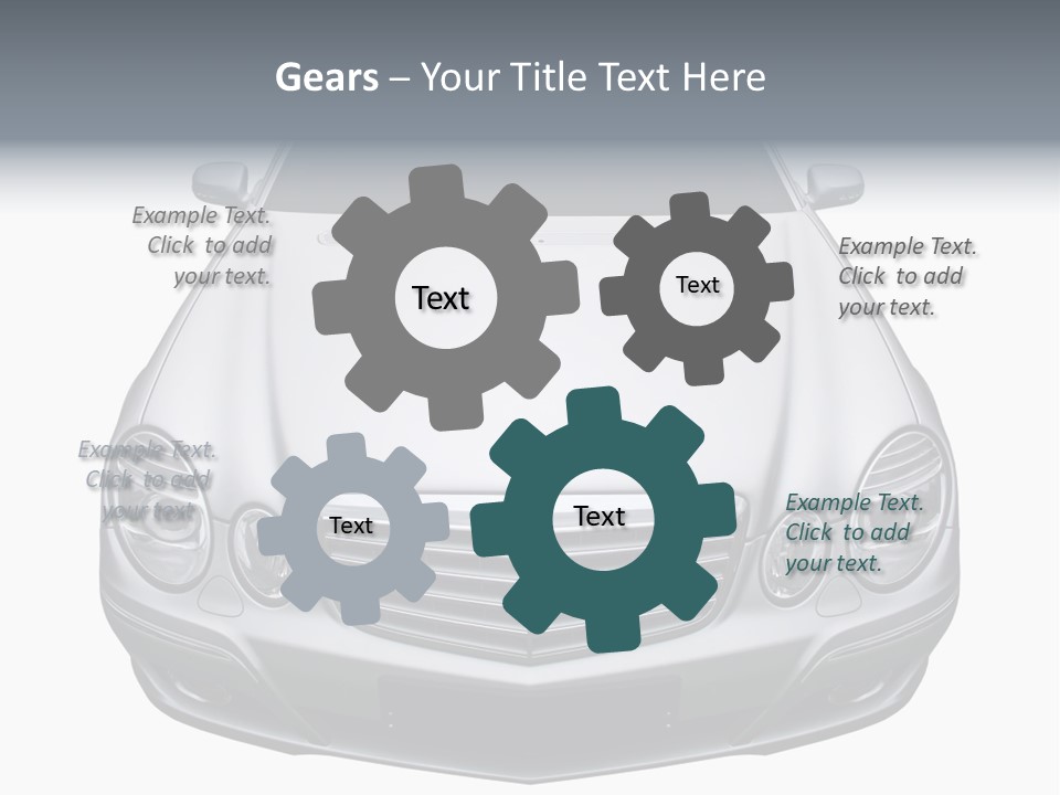 Looking Up At The Sky PowerPoint Template