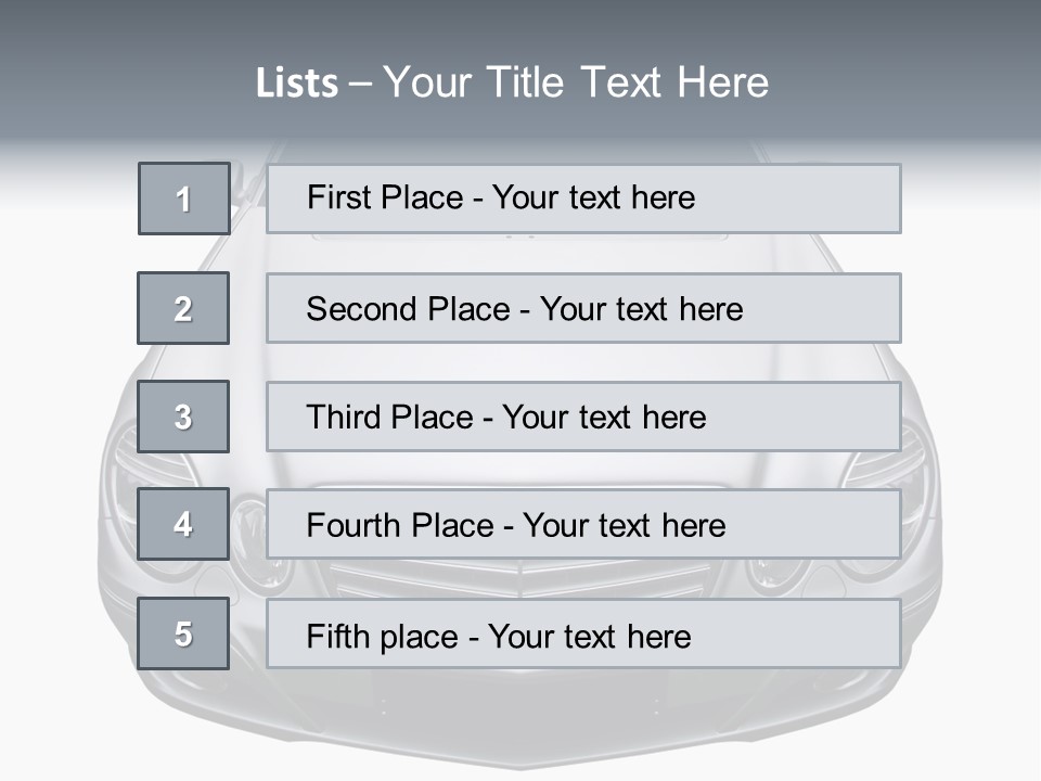 Looking Up At The Sky PowerPoint Template