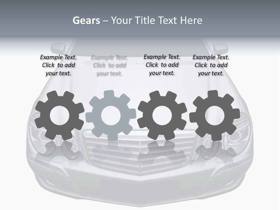 Looking Up At The Sky PowerPoint Template