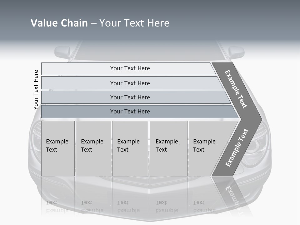 Looking Up At The Sky PowerPoint Template