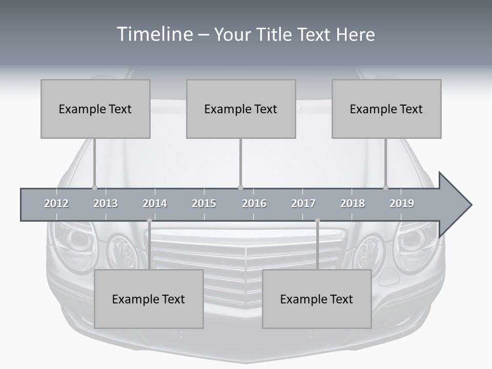 Looking Up At The Sky PowerPoint Template
